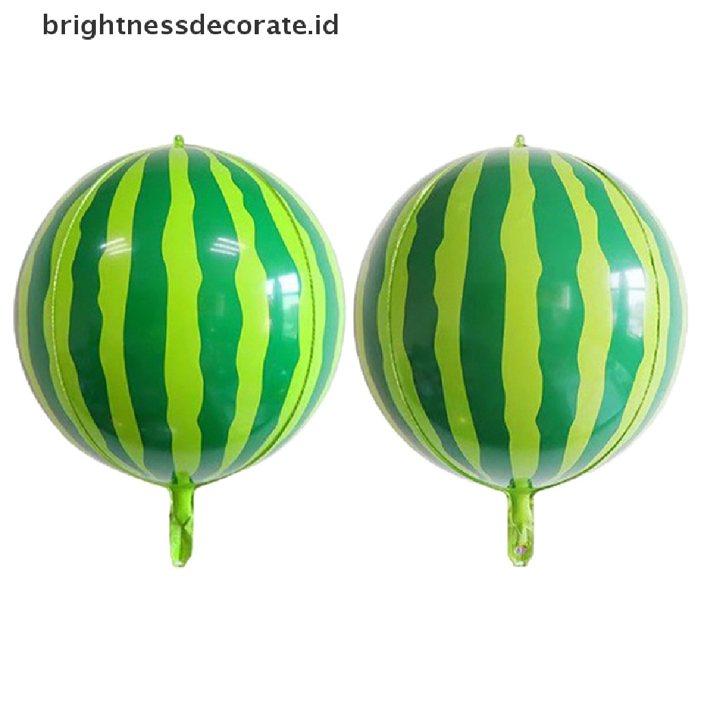 [Birth] 1pc 22inch 4D Balon Semangka Ulang Tahun Pernikahan Properti Foto Mainan Baby Shower [ID]