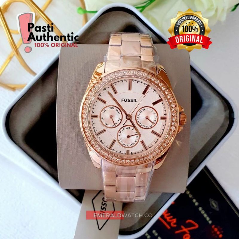 Jam Tangan Wanita Janice Multifunction Rose Gold-BQ3316