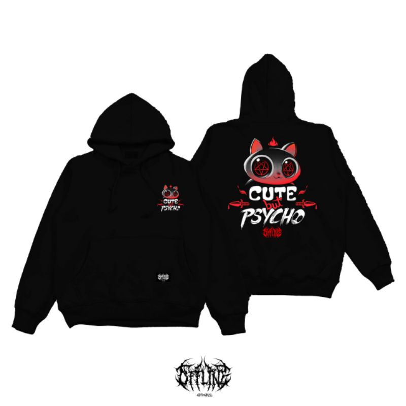 HOODIE OFFLINE ORIGINAL / HOODIE COWOK CEWEK / HOODIE HITAM KEREN