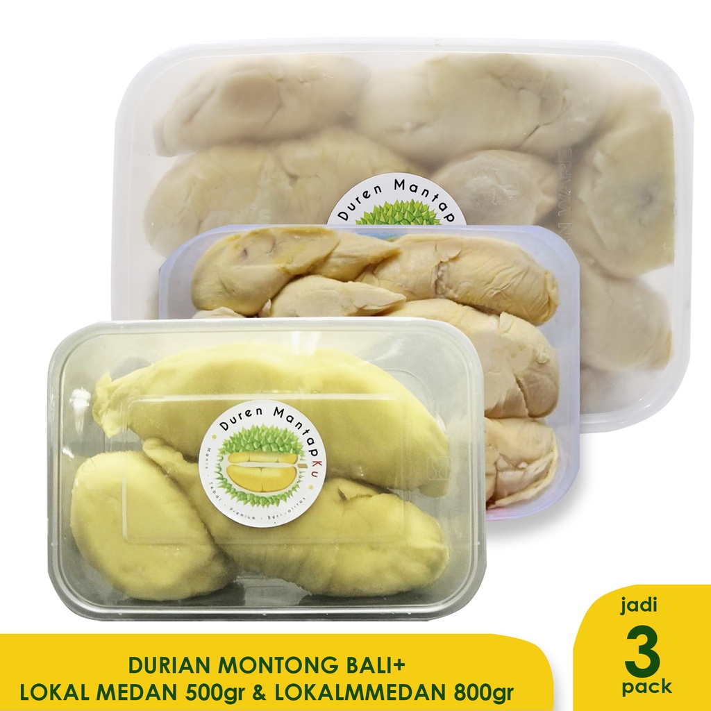 Duren MantapKu Durian Montong Bali Free Durian Lokal Medan 500 & 800gr