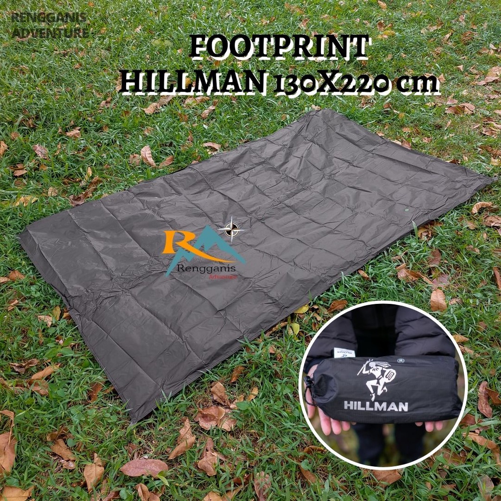 Footprint HILLMAN 130 X 220 XM Alas Tenda Camping Foot Print