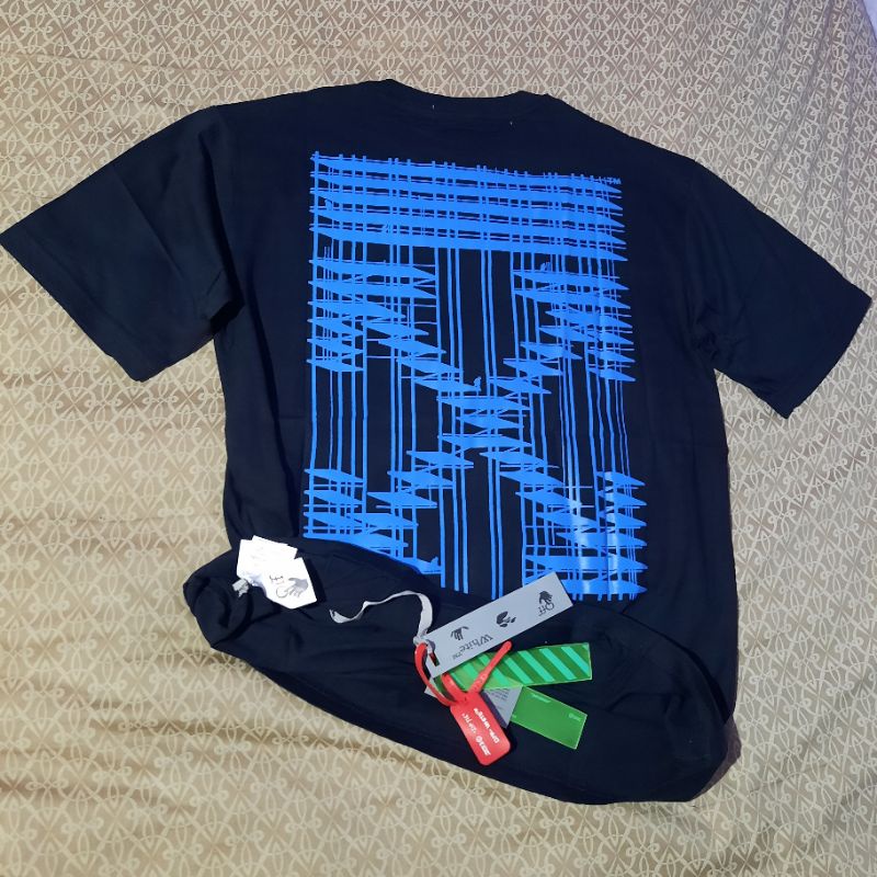 KAOS OFF WHITE COTTON 24S TEBAL ||MADE IN PORTUGAL ORIGINAL || FULL TAG WASH RABER