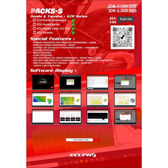 Remap ECU motor ECU PRO HONDA & YAMAHA + K.Z.R remap ecu resmi