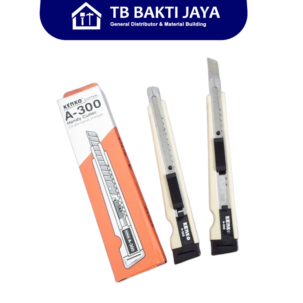 

Pisau Cutter atau Pisau Cutter Kecil dan Pisau Cutter Besar Kenko A-300 dan L-500