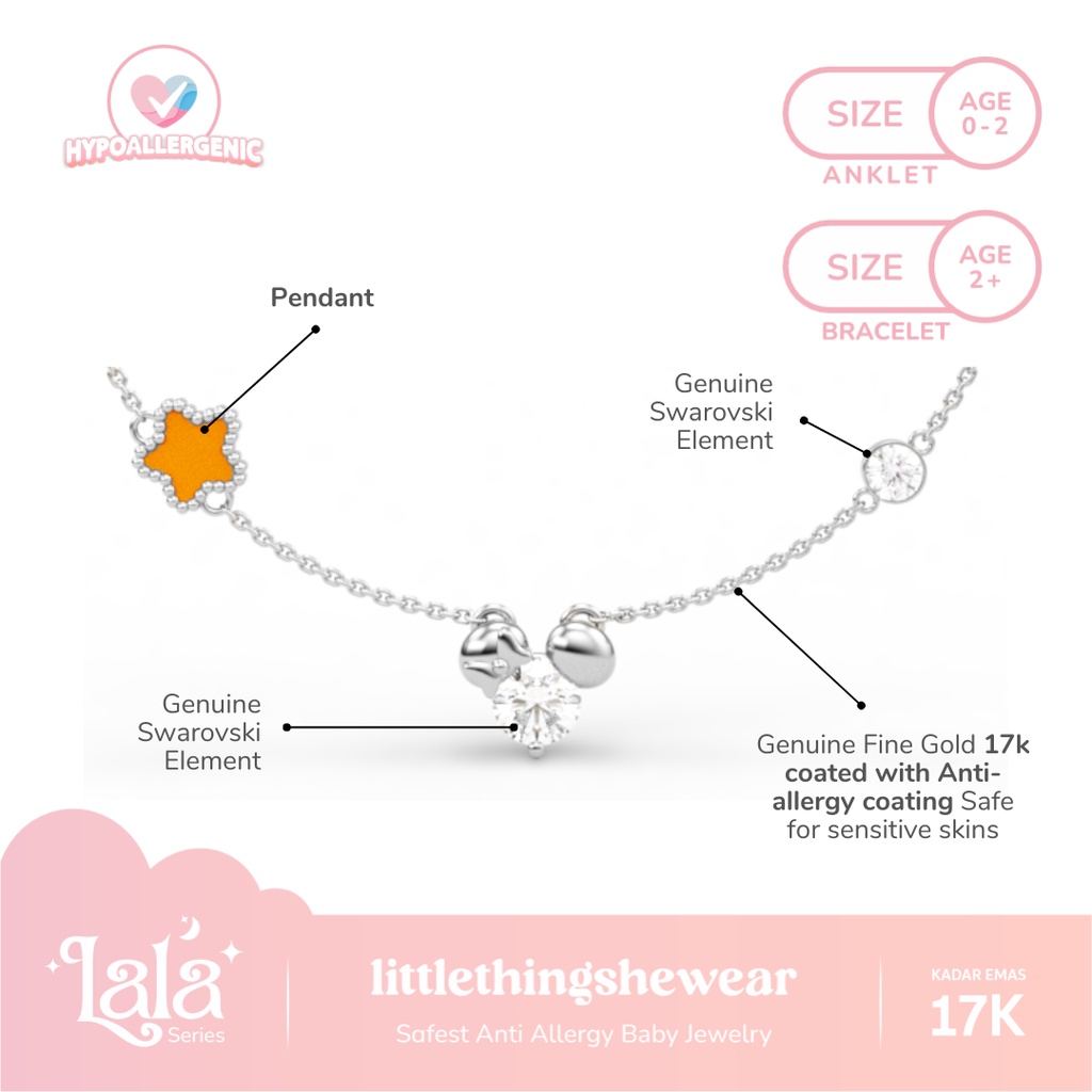 Gelang Littlethingshewear Lala Mouse - BP-LALA 2,21gr