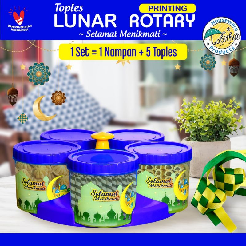 Calista Toples Kue Nampan Jumbo 7IN1 Toples Nampan Lebaran Toples Kue kering Toples Nastar Toples set nampan murah TONAM