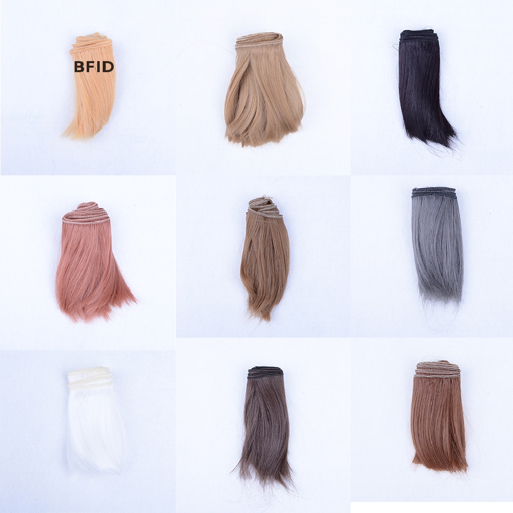 [BFID] 10cmx100cm DIY Welf Fringe Wig High-temperature Wire Hair Untuk 1 /3 1 /4 BJD Doll [ID]