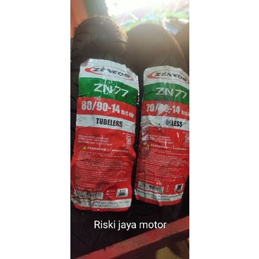 BAN LUAR ZENEOS (TUBELESS)90/90 14