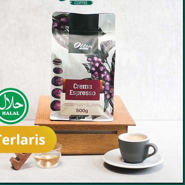 

LIL294 Otten Coffee Crema Espresso 500 gram - Kopi Espresso Blend Best Seller ===