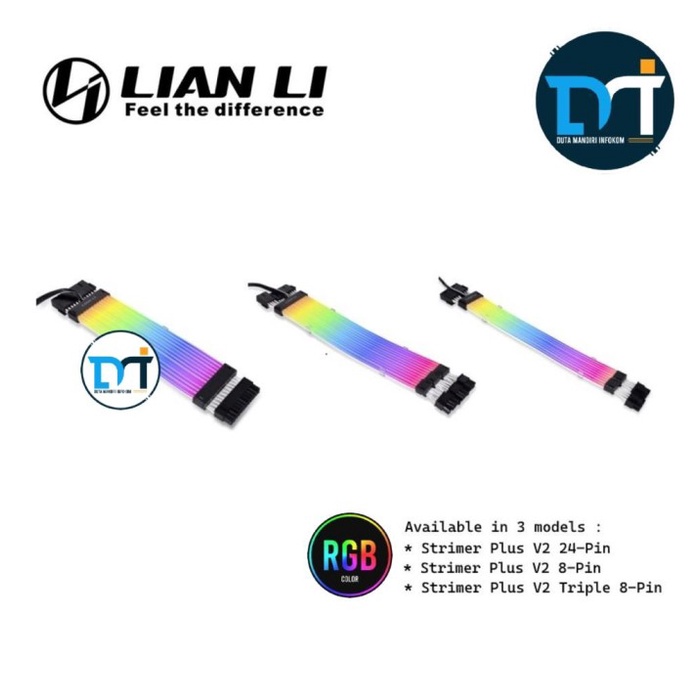 Cooler Lian Li Strimer Plus V2 - 8-Pin I 24-Pin I Triple Argb Extension Cable