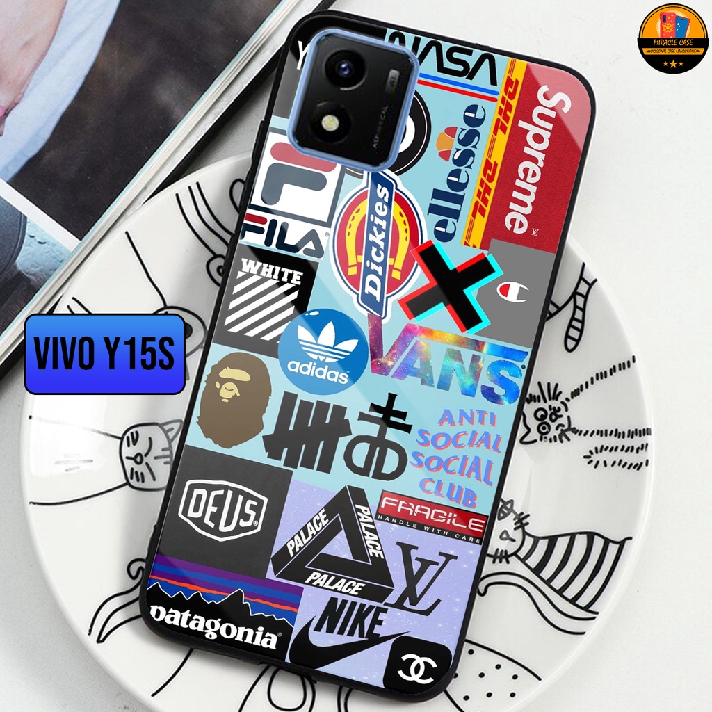 Case VIVO Y15S - Casing VIVO Y15S Terbaru 2022 MIRACLE CASE [ grafitty ] Silikon VIVO Y15S  -  Case 