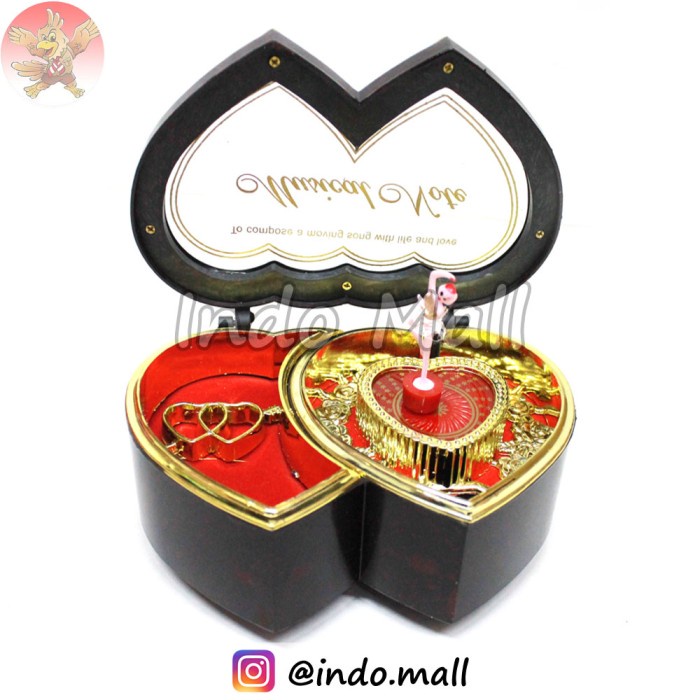 Kotak Musik Kotak Musik Hati Love Music Box Kado Valentine Romantis Ulang Tahun