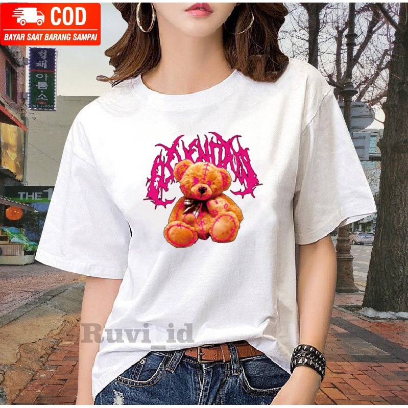 Ruvi_id-KAOS DISTRO / BELI 3 GRATIS HEADSET EXTRA BAS / KAOS BERUANG KEKINIAN / KAOS WANITA / KAOS PRIA / KAOS WANITA KOREAN STYLE / KAOS IMPORT / KAOS OBLONG / BLUS / T-SHIRT / ATASAN KEKINIAN / KAOS TERLARIS / KAOS KATUN / KAOS OVERSIZE / KAOS MURAH