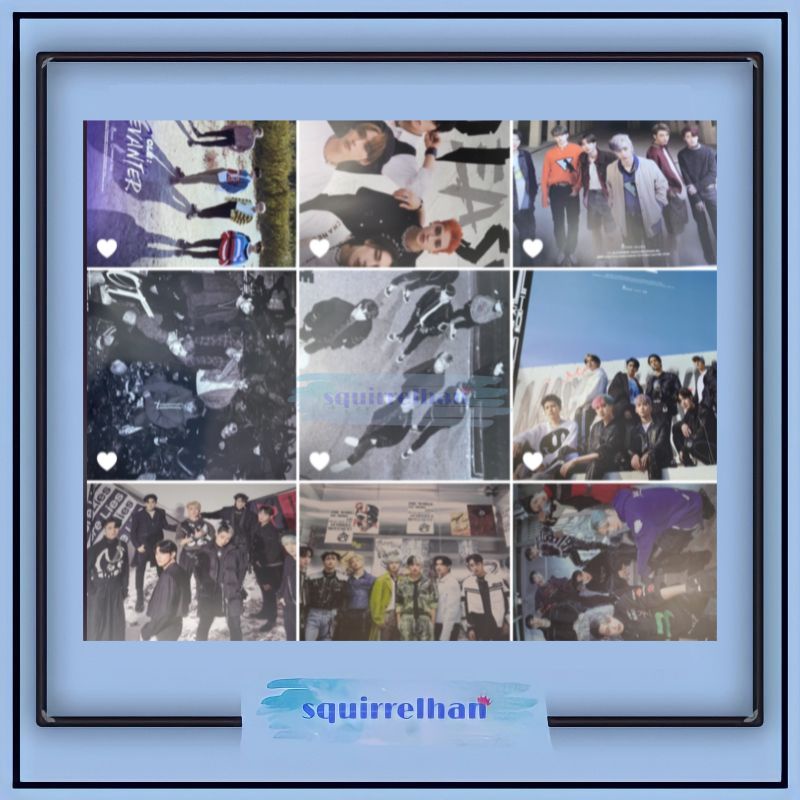 Official Poster Noeasy Stray Kids folded chan hyunjin lee know felix han jisung felix seungmin in sk