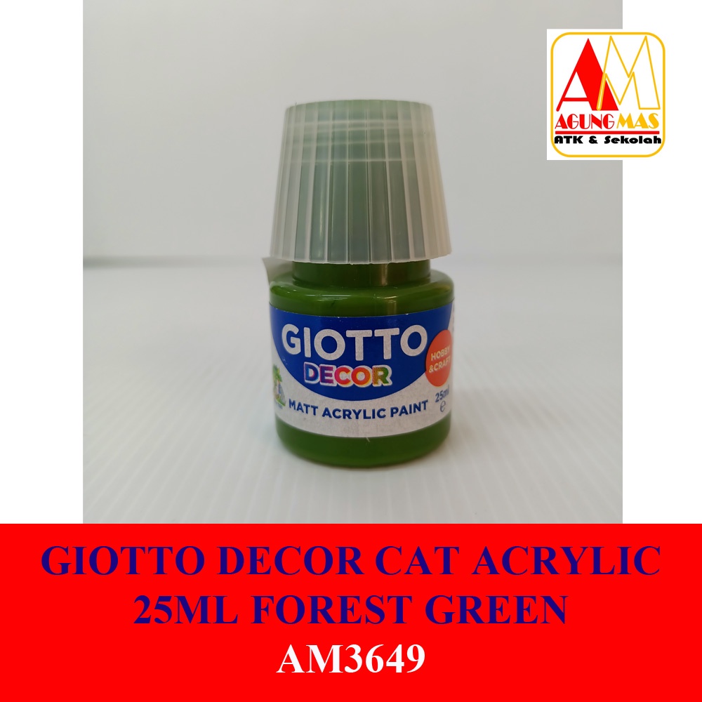 

GIOTTO DECOR CAT ACRYLIC 25ML FOREST GREEN