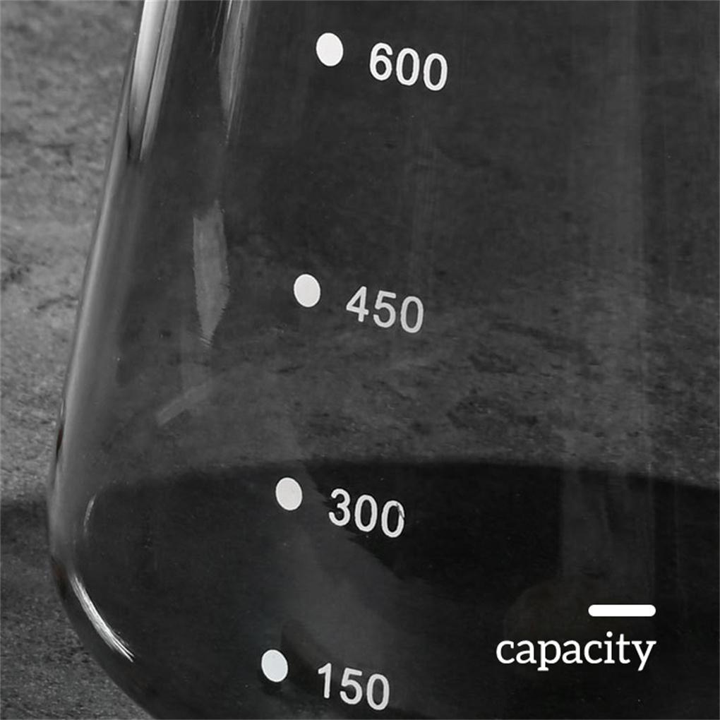 Server Kopi Kaca 600ml Es Teh Air Minuman Pour Over Dripper Dengan Skala Peralatan Minum Rumah Tangga Kantor Bar Pot Dapur