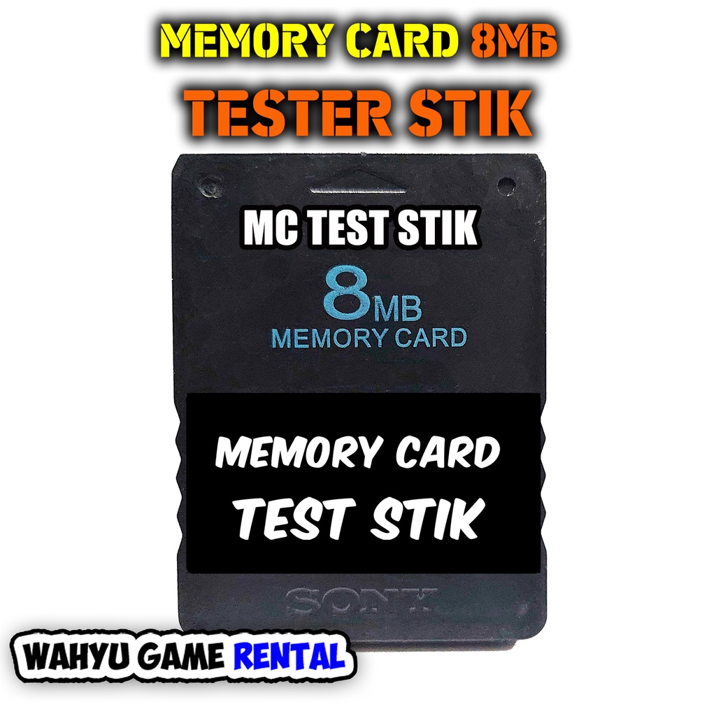 Memory Card PS2 Untuk Tester Kerusakan Stik