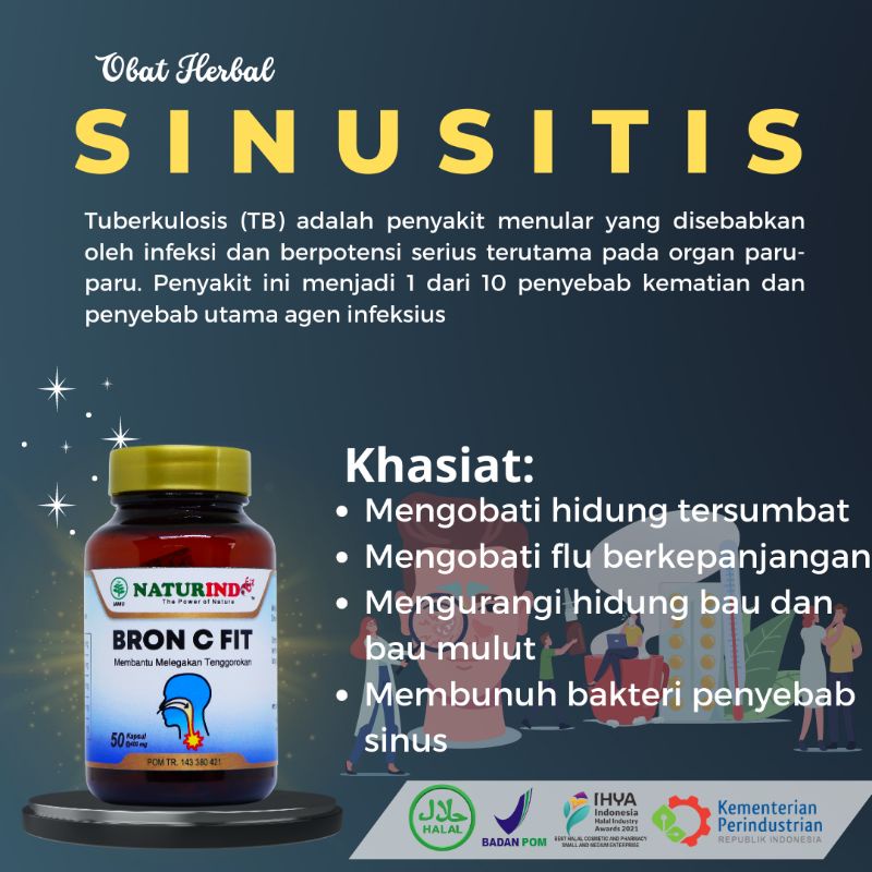 Obat Sinusitis Pilek Menahun Penghilang Lendir Herbal Alami