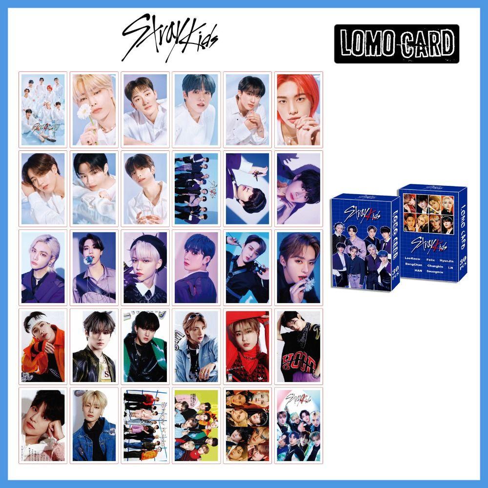 Lanfy Straykids Postcards Lee Know Fashion Untuk Fans Changbin Bang Chan Seungmin Hyun jin Boys Group Postcards