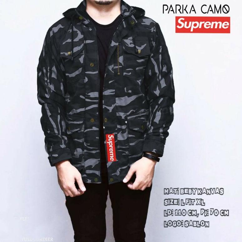 ♟ Parka loreng / parka tentara / jaket tentara / jaket loreng / parka kanvas / parka Korea army / pa
