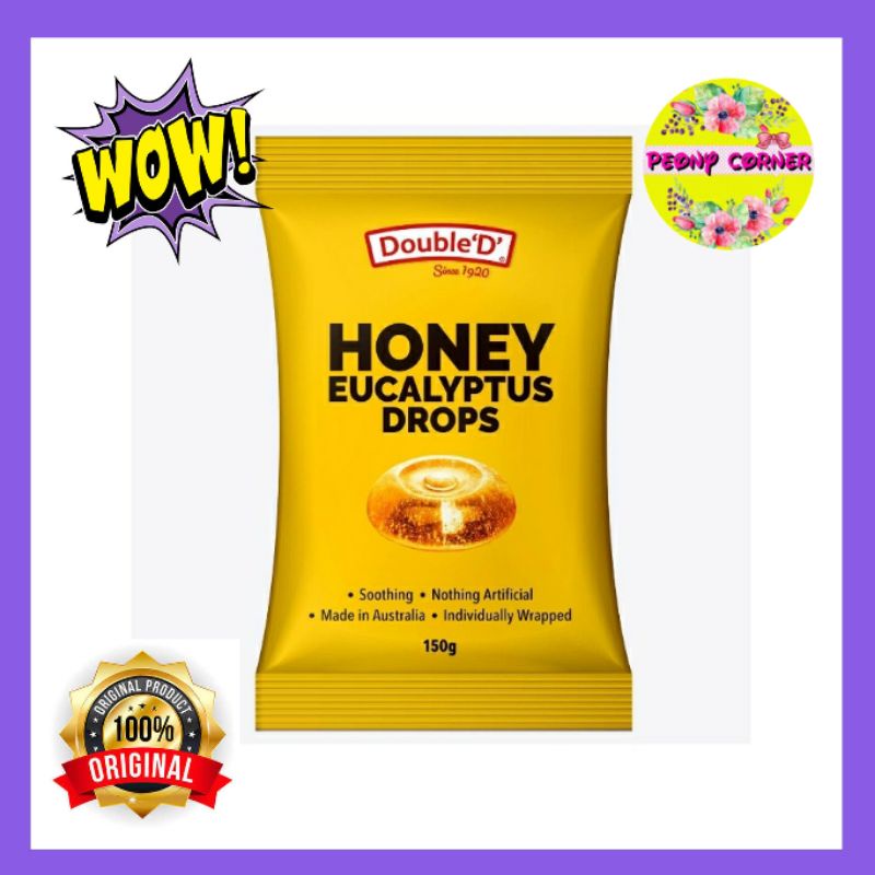 

Double D manuka honey Permen Pelega Tenggorokan