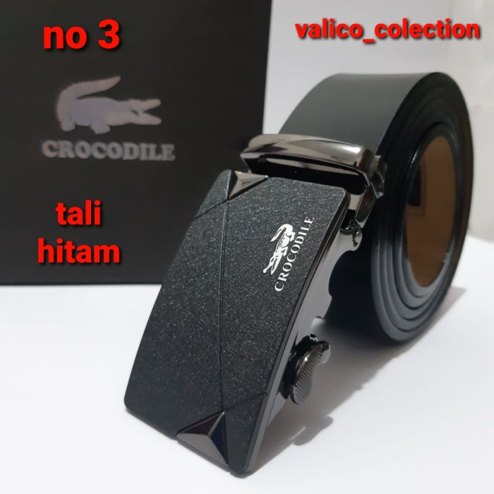 Ikat Pinggang Gesper Ikat Pinggang Sabuk Pria New Colletion Dgn Kulit Asli Crocodile