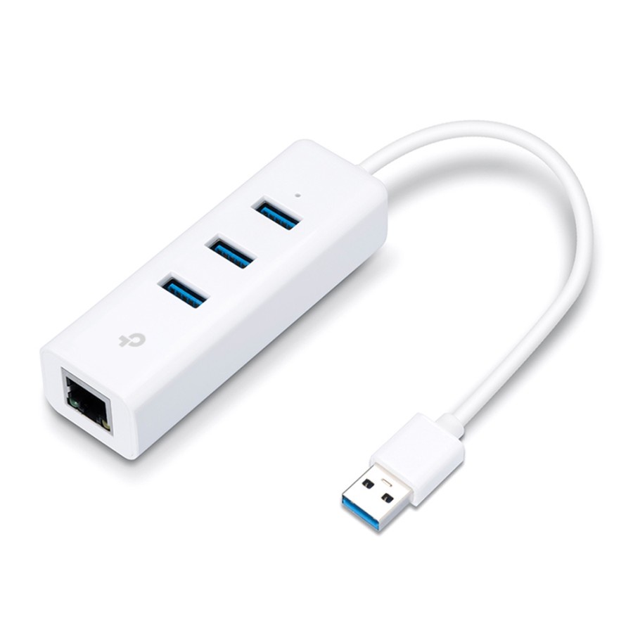 USB Hub TP-Link UE330 USB 3.0 3-Port Hub &amp; Gigabit Ethernet Adapter