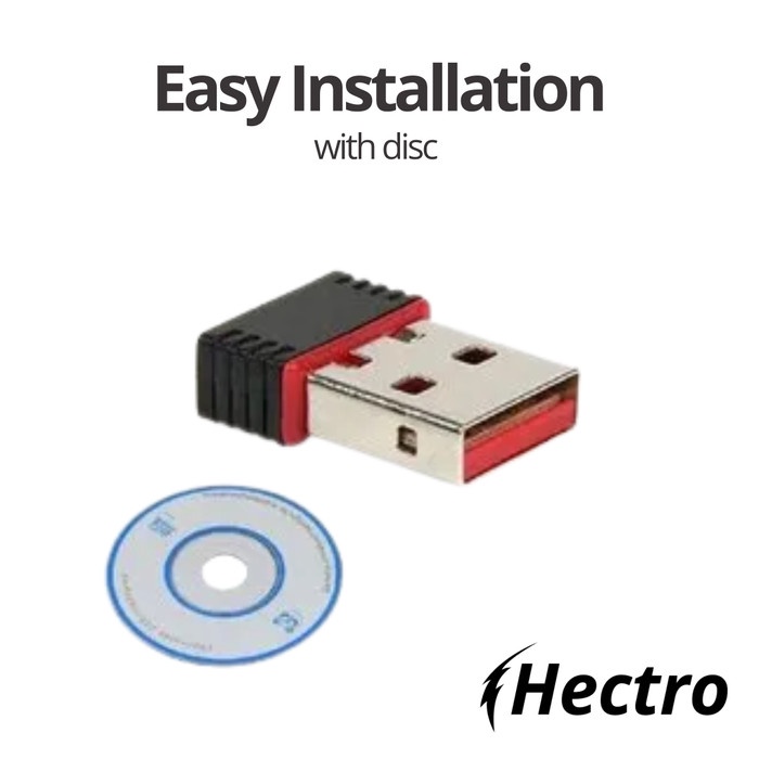 HECTRO Usb Wifi Wireless Adapter Network USB Wifi Dongle 300mbps