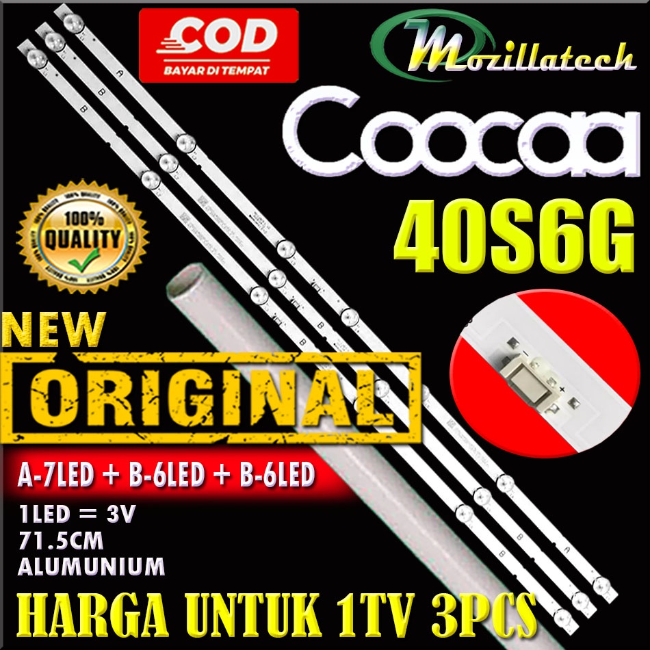 BACKLIGHT TV LED COOCAA 40S6G BACKLIGHT COOCAA COOCA COCAA COCA 40S6G 40 INCH