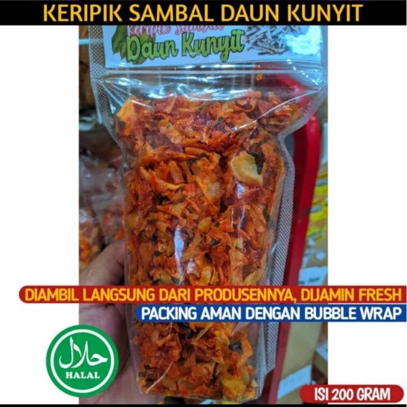 

Keripik Sambal Spesial Daun Kunyit