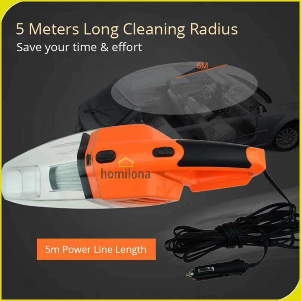 OTOHEROES Vacuum Cleaner Penyedot Debu Mobil 120W LED Light - C37457