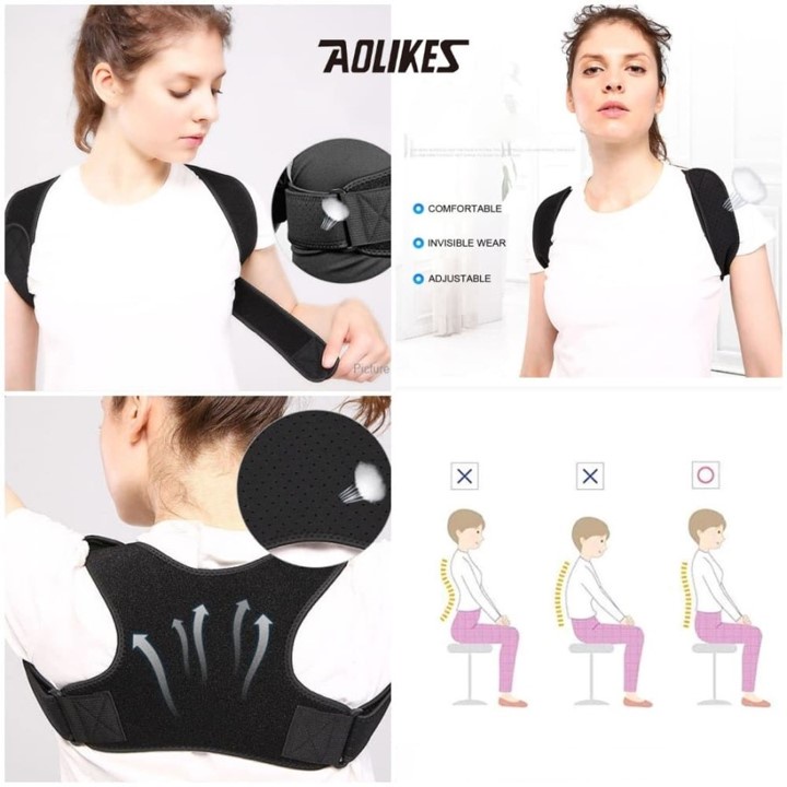 Aolikes Posture Corrector Penegak Punggung Postur Badan Back Support