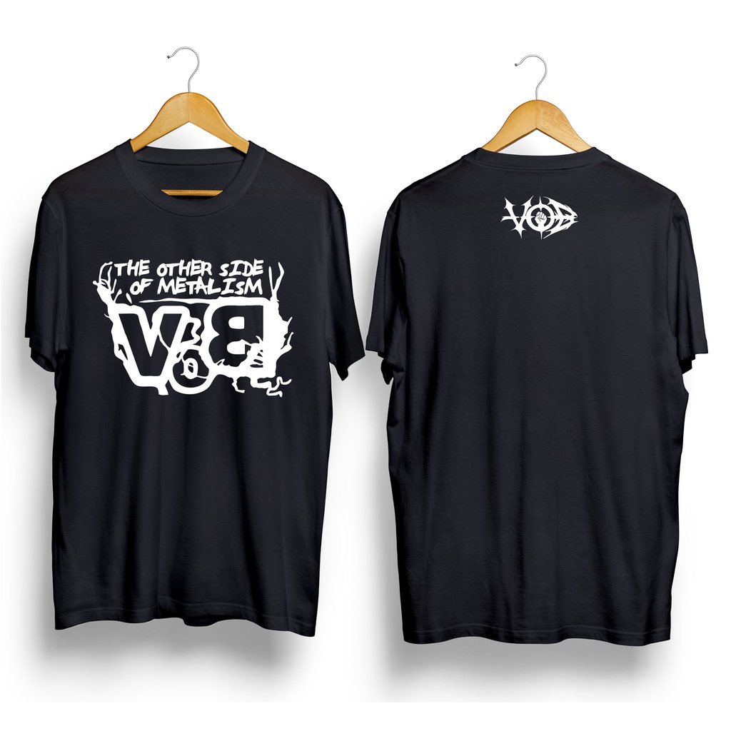 Kaso Distro VOB LOGO Premium Tshirt Pria Kaos Music Metal Kaos Band Kaos Distro Pria