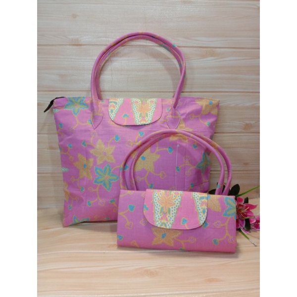 Tas Batik Lipat// Longcham Batik Lipat Murah