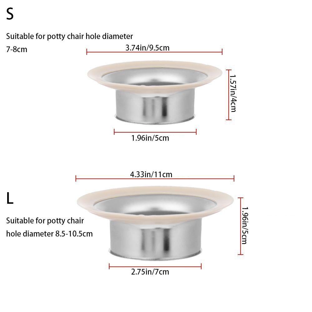 [Elegan] Toilet Plug Stainless Steel Anti Bau Anti Sumbatan Penutup Pipa Selokan Anti Serangga