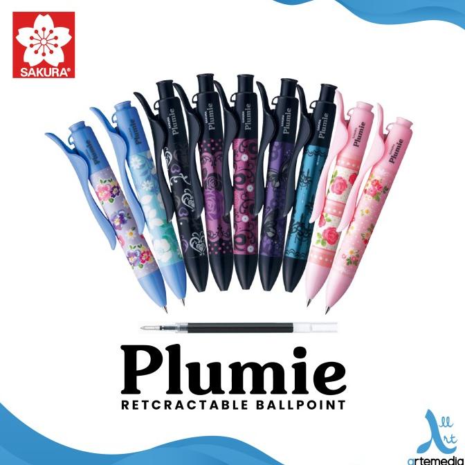 

Pulpen Sakura Plumie Retractable Ballpoint Bolpen HARGA DISKON