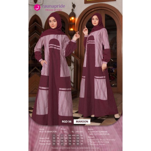 gamis Rauna RGD 56 gamis sarimbit 2023
