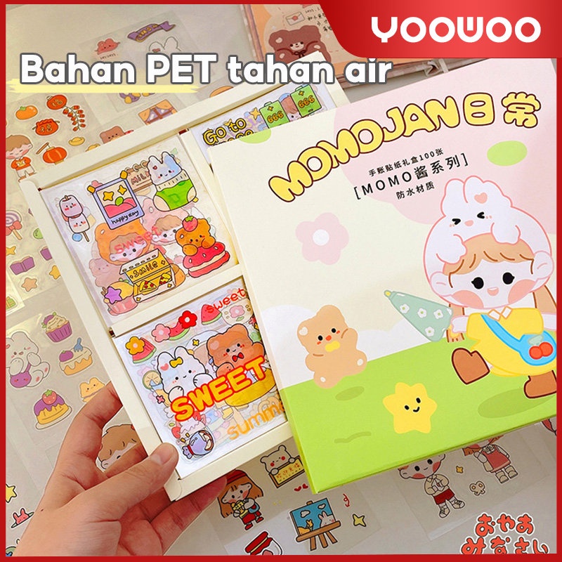 Sticker Buku / Sticker Botol / Sticker anti air / Sticker karakter / Sticker PET lucu