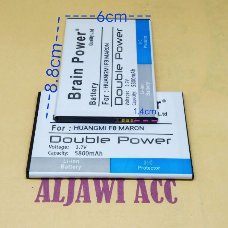 Baterai Bt Batre Battery Huangmi F8 Maron HUANGMI F8 MARON F8 Marun Double Power Battery [KNR.04Ja23