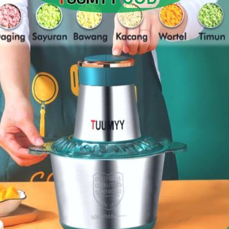 ◊ (TUUMYY) BLENDER STAINLESS MULTIFUNGSI {2L} TM-0810 ♠