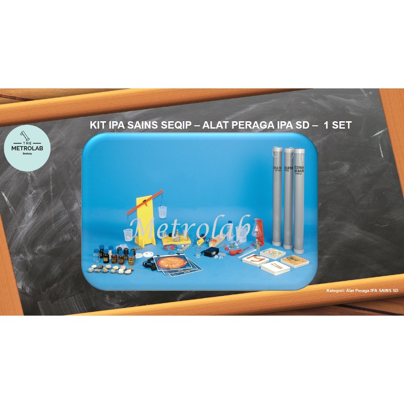 Kit IPA Sains SEQIP | Alat Peraga IPA Sains SD | ISI 1 SET