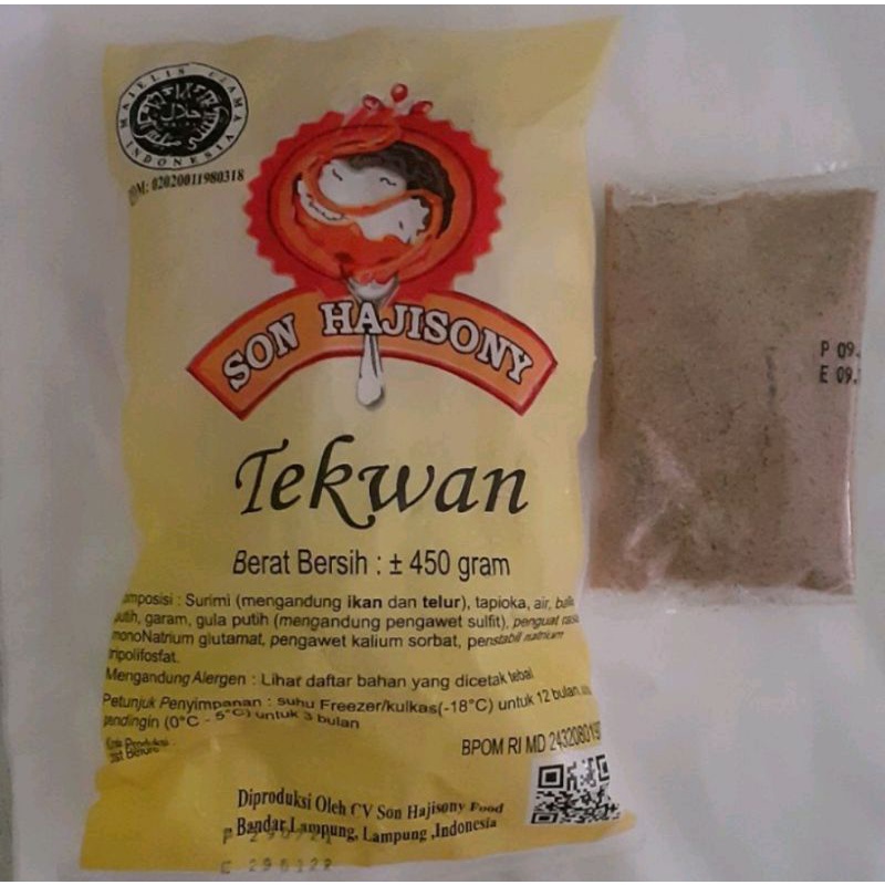 

Tekwan Ikan Haji SONNY,Berat bersih 450gr