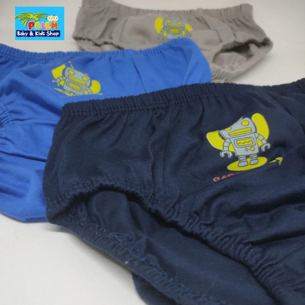 Sorex Kids Celana Dalam Anak Isi 3pcs B321 Celana Dalam Boys Briefs S,M,L,XL