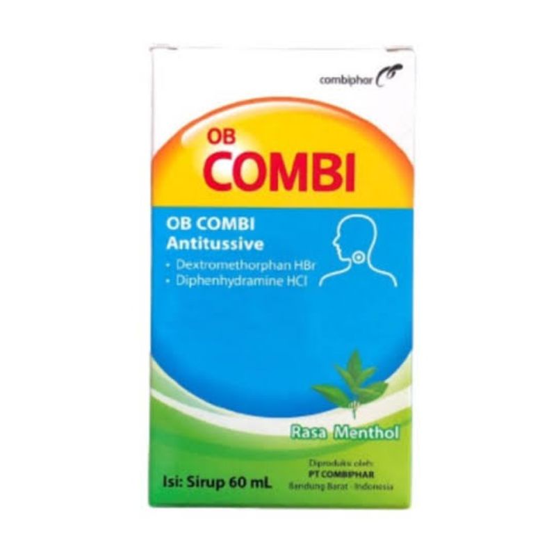 

OB Combi Antitussive Sirup Rasa Menthol 60ml