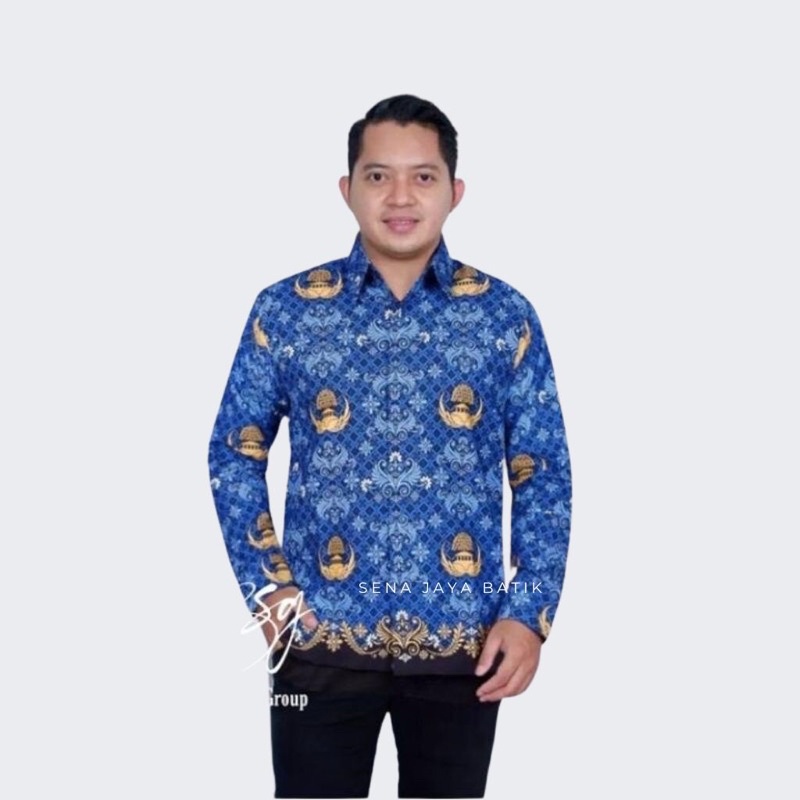Seragam Batik korpri pria / batik korpri pria / seragam pns batik korpri / baju korpri pria laki lak
