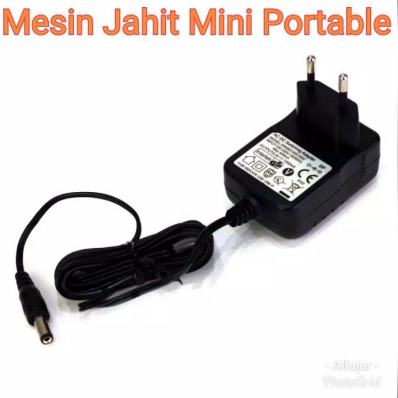 [Y9AS74596] Adaptor Mesin Jahit Mini Portable AC DC 6V 7.2W, 6.0V 1200mA Charger YOKO JYSM / FHSM 20