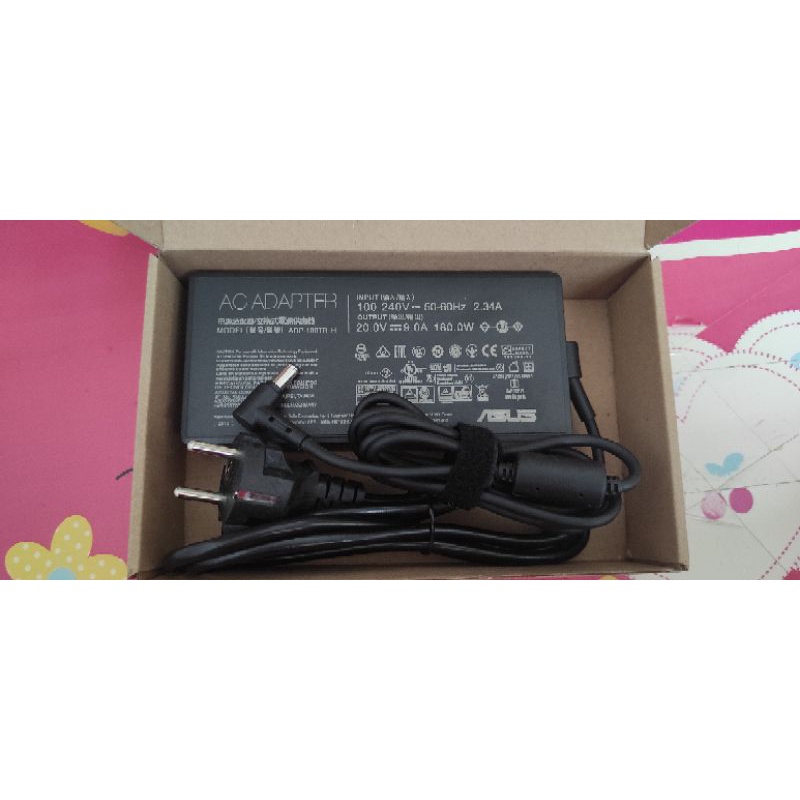 Adaptor Charger Asus 180W 20V 9A ROG Zephyrus G14 GA401IV ADP-180TB H ROG GR8 II GU502 GU502GV GX501 FX505 FX705 G531GT GA502 GL504GM GL531GT GM501GM GU501GM TUF505DT TUF505DU TUF705DU