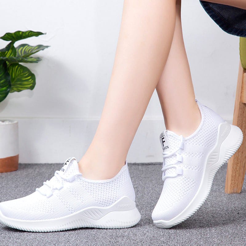 ☀ Sunly ☀ SP036 (TANPA KOTAK) Sepatu Premium Sneakers Wanita Korea Import Fashion Sport Olah Raga Jogging Gym