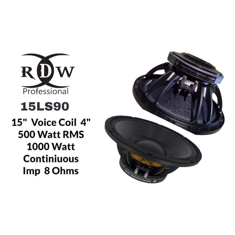 Speaker rdw 15ls90 15 ls90 ls 90 original