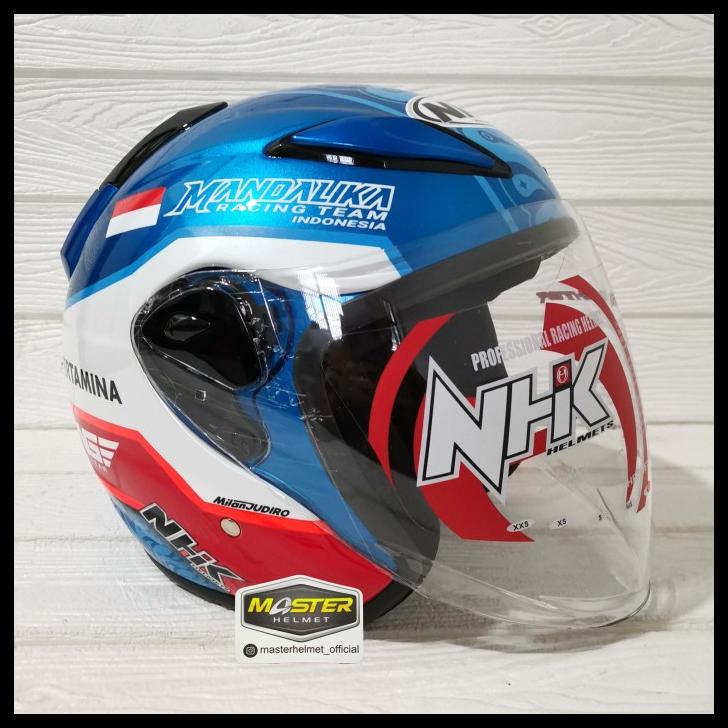 Helm Nhk R6 Motif Mandalika Sirkuit Special Race Edition